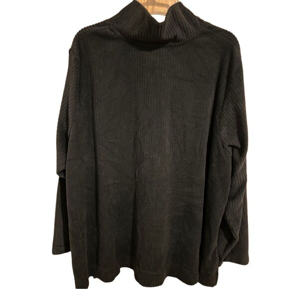 Catherines Size 3XWP Long Sleeve Tunic Top Front Snap Tunnel Pocket - Picture 4 of 13